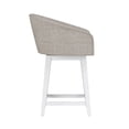 thumbnail image 13 of HH2 Home Upholstered Barrel Back Wood Adjustable Height Swivel Bar Stool, 13 of 19