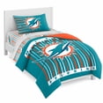 thumbnail image 1 of Logo Brands Miami Dolphins Bed-In-A-Bag Set, 1 of 5