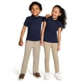 thumbnail image 5 of Nautica Girls Uniform Short Sleeve Interlock Polo, 5 of 5
