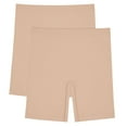 thumbnail image 1 of Ellen Tracy Women's 2-Pack Smoothing Short, 1 of 8