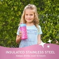 thumbnail image 3 of Bentgo 2-Pack Kids Stainless Steel 14 oz Water Bottle Set, Assorted Designs, 3 of 6