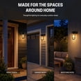 thumbnail image 5 of Westinghouse 500 Lumen Solar Motion-Activated Outdoor Wall Light, 2-Pack, 5 of 8