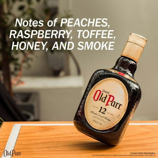 Old Parr Deluxe 12 Year Old Blended Scotch Whisky, 750 ml