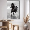 thumbnail image 3 of Graceful Horse Black and White Canvas Print by Oliver Gal Prints, 3 of 4