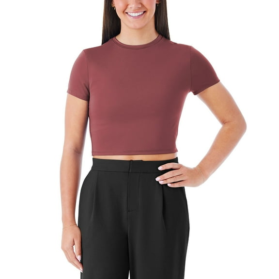 Member's Mark Women's Buttery Soft Cropped T-Shirt