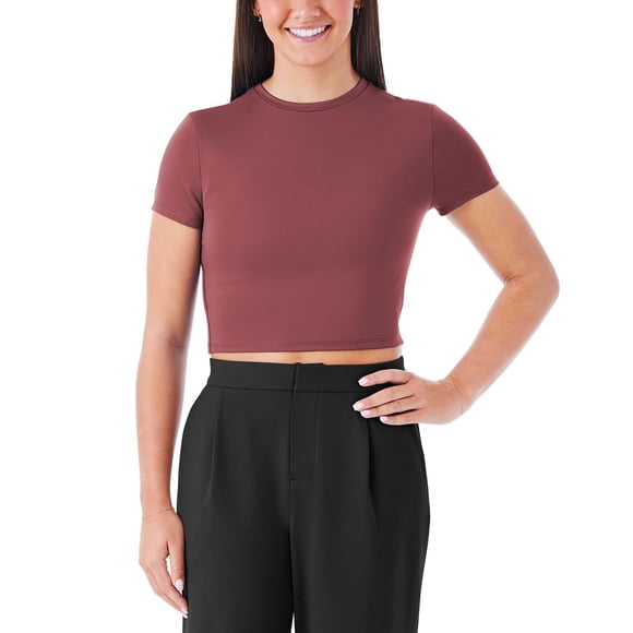 Member's Mark Women's Buttery Soft Cropped T-Shirt