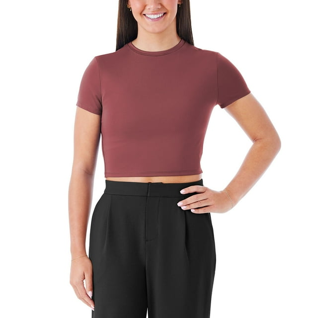 Member's Mark Women's Buttery Soft Cropped T-Shirt