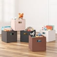 thumbnail image 2 of RiverRidge Folding Bins Cube Storage Cubbies, Set of 6 Playroom Organizers, 2 of 6