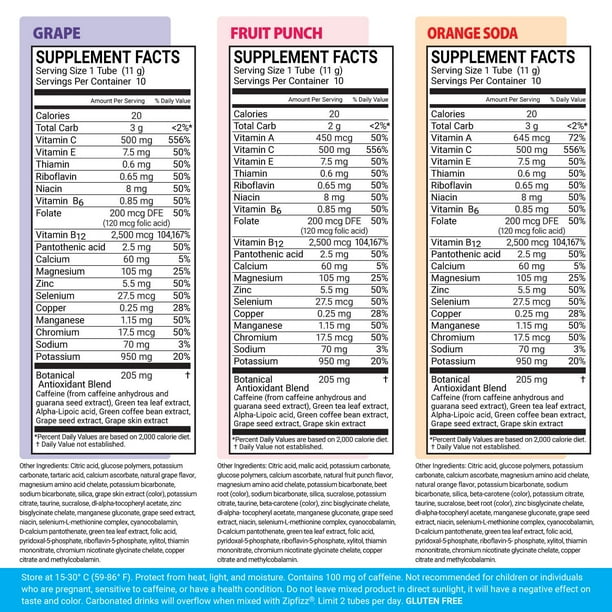 Zipfizz Energy Multi-Vitamin Hydration Drink Mix, Combo Pack, 30