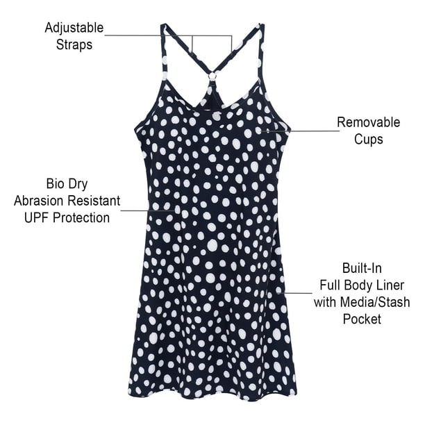 OUTDOOR VOICES EXERCISE DRESS - White XXS:- XXS, White - Online Only