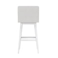 thumbnail image 9 of HH2 Home Upholstered Tapered Back Wood Adjustable Height Swivel Bar Stool, 9 of 18