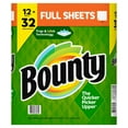 thumbnail image 1 of Bounty Full-Sheet Paper Towels, White (86 sheets/roll, 12 rolls), 1 of 10