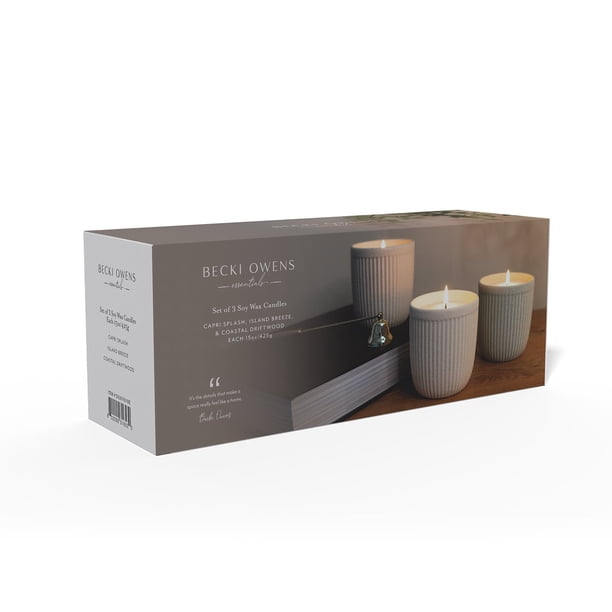 Becki Owens 15oz. Luxury Scented Candles Collection, Set of 3