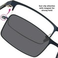 thumbnail image 5 of Callaway CA100 Clip-On Sunglasses, Two-Tone Navy, 5 of 6