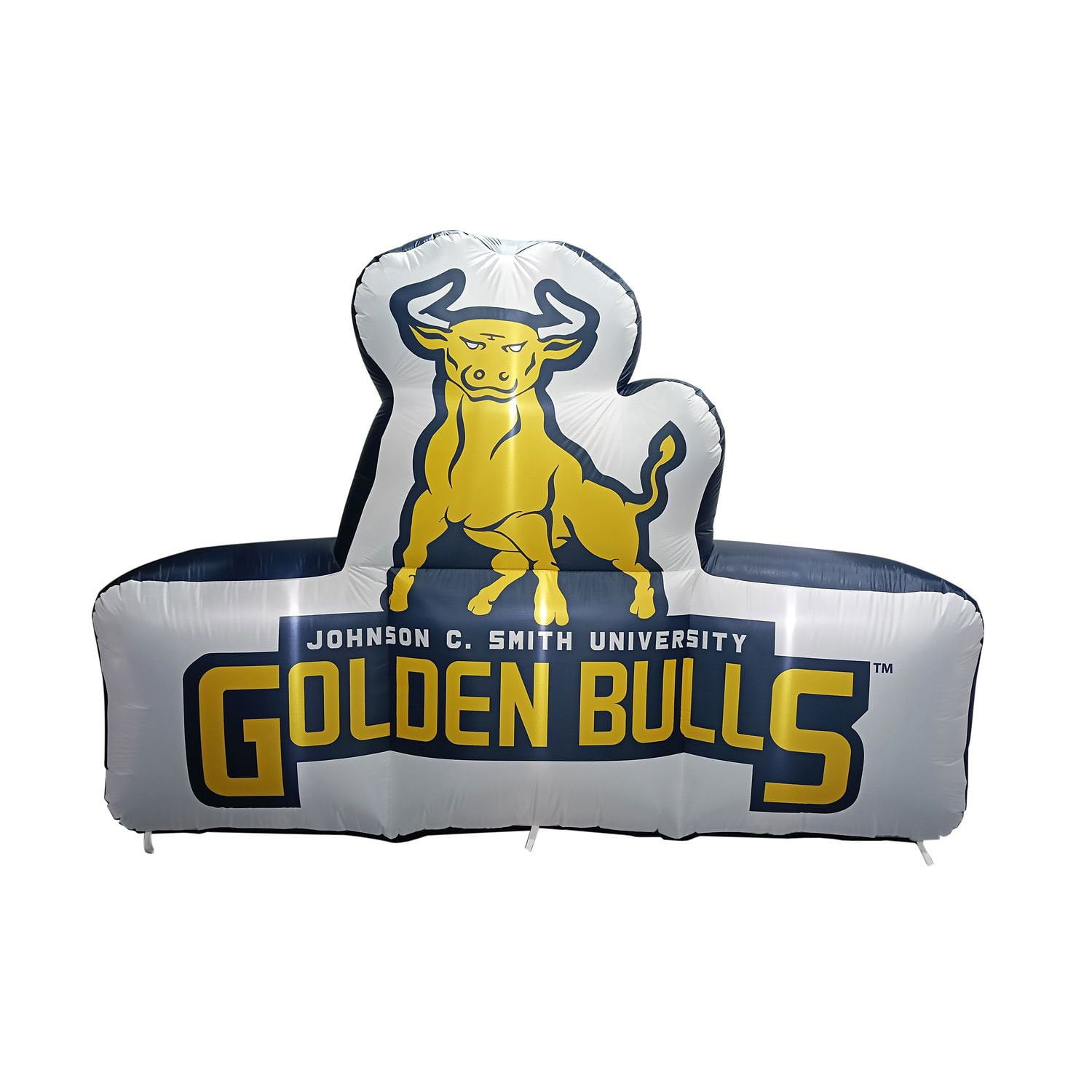 Logo Brands Johnson C Smith Golden Bulls Pre-Lit 7’x10’ Inflatable ...