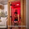 thumbnail image 5 of Backyard Discovery 1-Person Cedar Indoor Infrared Sauna with Red Light Therapy & Chromotherapy, 5 of 15