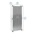 thumbnail image 5 of Seville Classics UltraHD 5-Piece Storage Cabinet System with Height Adjustable Workbench, 9' Wide, 5 of 16