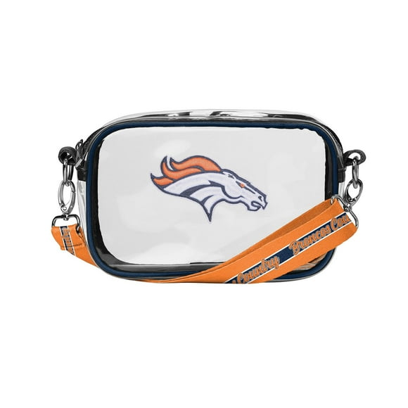 Denver Broncos Clear Crossbody Bag