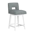 thumbnail image 11 of HH2 Home Upholstered Key Back Wood Adjustable Height Swivel Bar Stool, 11 of 19