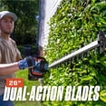 thumbnail image 5 of X6 60V Max* 26" Cordless Hedge Trimmer, Brushless (3.0 Ah Battery & Charger Included), 5 of 14