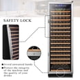 thumbnail image 7 of Lanbo 24 Inch 165 Bottle Single Zone Wine Cooler Fridge, 7 of 16