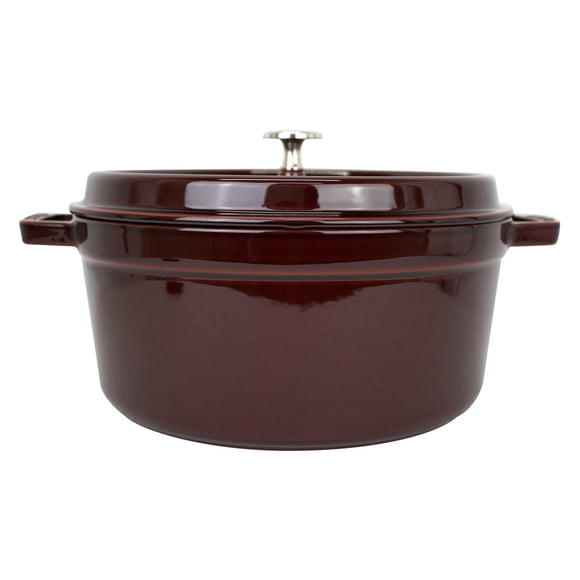 Staub Round Cast Iron Dutch Oven, 5.5 qt