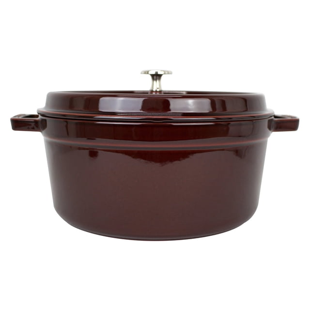 Staub Round Cast Iron Dutch Oven, 5.5 qt