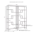thumbnail image 7 of Crosley Sloane 2-Piece Etagere Bookcase Set, 7 of 7