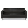 thumbnail image 1 of Alera 3-Cushion Reception Lounge Sofa, Black, 1 of 5