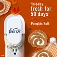 thumbnail image 6 of Febreze PLUG Air Freshener, Pumpkin Roll & Crisp Fall Breeze, 1 Warmer + 5 Refills, 4.35 fl. oz., 6 of 10