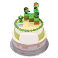 thumbnail image 1 of Minecraft Two-Tier Cake, 1 of 1