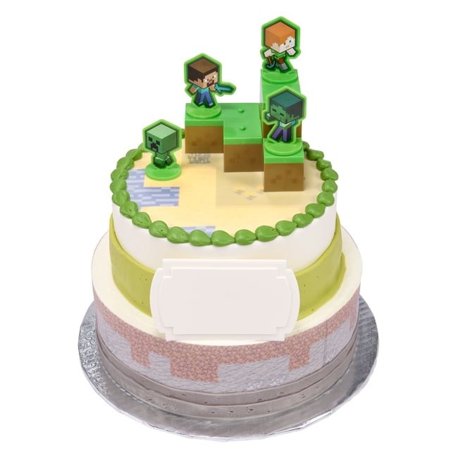 Minecraft Two-Tier Cake