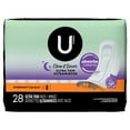 thumbnail image 2 of U by Kotex Clean & Secure Ultra Thin Overnight Pads, 84 ct., 2 of 5