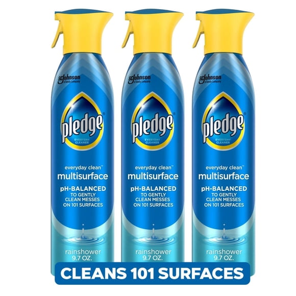 Pledge Multisurface Cleaner, Rainshower, 3 ct., 29 oz.