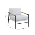 thumbnail image 2 of Parker Stain-Resistant Fabric Accent Chair, 2 of 9