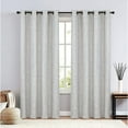 thumbnail image 1 of Sun Shield Bellamy Window Panel Curtains 100% Blackout Pair, 6' to 9' Length Options, 1 of 4