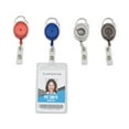 thumbnail image 3 of Advantus - Carabiner-Style Retractable ID Card Reel, 30" Extension, Assorted Colors -  20/PK, 3 of 5