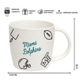 thumbnail image 4 of Logo Brands Miami Dolphins 18oz Playmaker Mug Bundle, 4 of 5