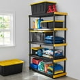 thumbnail image 5 of Member's Mark 27 Gallon Heavy-Duty Black and Yellow Storage Tote, 20.6" D x 30.6" W x 14.3" H, 1 pack or 4 pack, 5 of 7