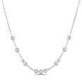 thumbnail image 3 of 11.20 CT. TW Round Cut Diamond Floral Necklace in 18K Gold, 3 of 6