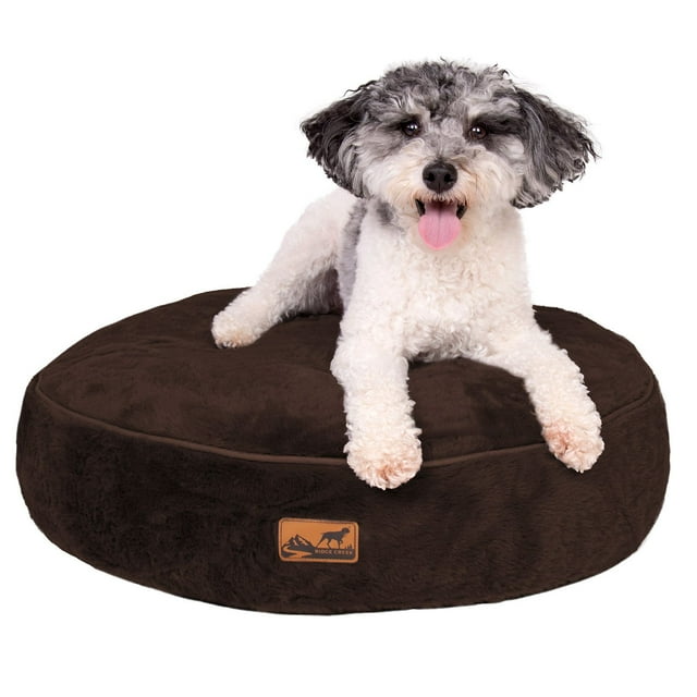 Ridge Creek Cozy Round Pet Bed, Choose Size and Color
