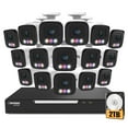 thumbnail image 1 of Defender AI POWERED Sentinel 4K Ultra HD Wired 16 Channel PoE NVR Security System with 16 Metal Cameras 2TB HDD, 1 of 9