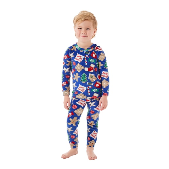Member's Mark Toddler 2-Piece Holiday Pajamas
