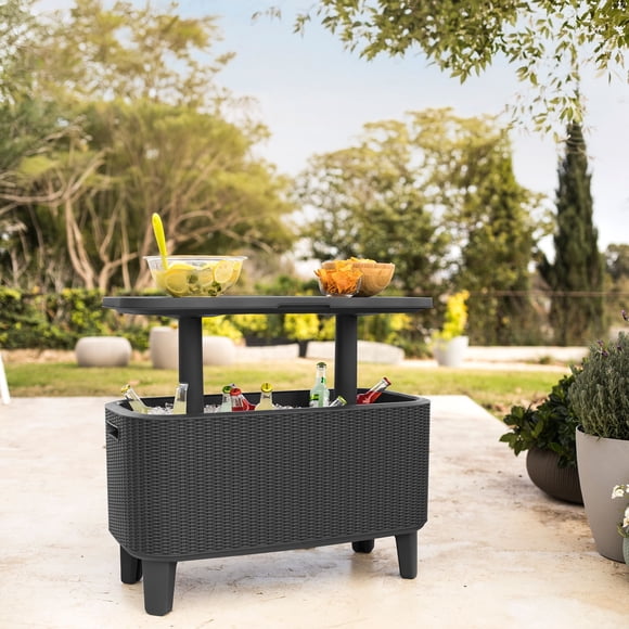 Keter Bevy Bar 2-in-1 Pop-Up Table and Cooler
