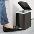 thumbnail image 7 of Tramontina 1.6 Gallon Step Trash Cans, 2 pack, 7 of 14