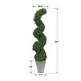 thumbnail image 5 of Faux 55" Topiary in Distressed Stone Planter, 5 of 5