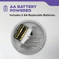 thumbnail image 2 of Kidde Smoke & Carbon Monoxide Detector, AA Battery Powered, LED Warning Lights, 2 pack, 2 of 13