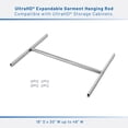 thumbnail image 3 of Seville Classics UltraHD Expandable Garment Hanging Rod, Multiple Sizes, 3 of 21