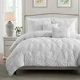 thumbnail image 5 of Ultra Plush Floral Pintuck Comforter Set, Assorted Sizes, 5 of 7