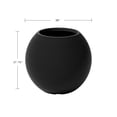 thumbnail image 2 of Veradek 18" Grooved Round Planter, Set of 2, 2 of 11